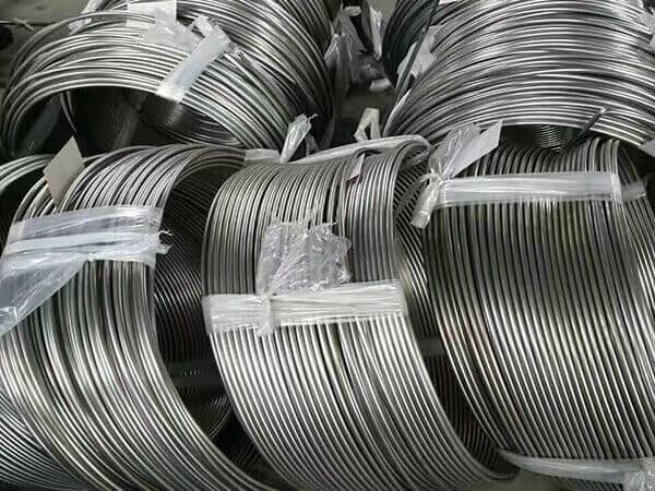 Coiled stainless steel tubing TP347 _ 347H